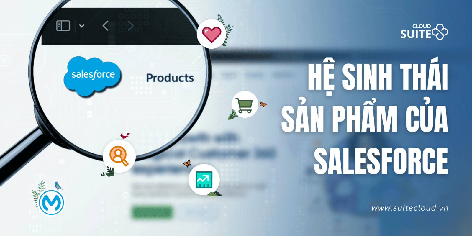 Hệ sinh thái sản phẩm toàn diện của Salesforce